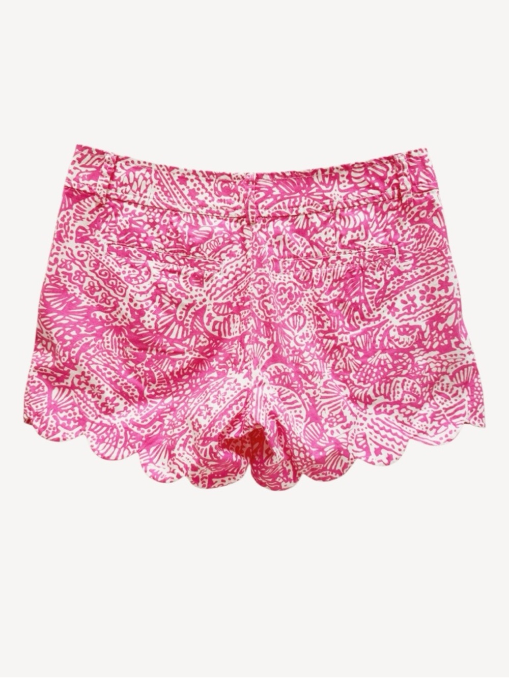 Lilly Pulitzer The Buttercup Shorts in Hotty Pink Get Crackin | 0 - Picture 3 of 9